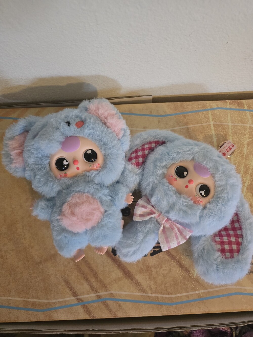 Blue Big Plushie And Mirror Bundle